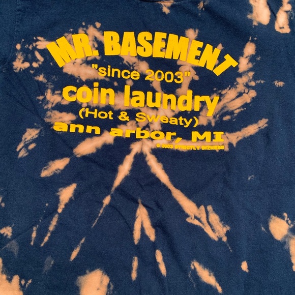 NWT reverse tie dye me basement Michigan s/s tee - Picture 5 of 14